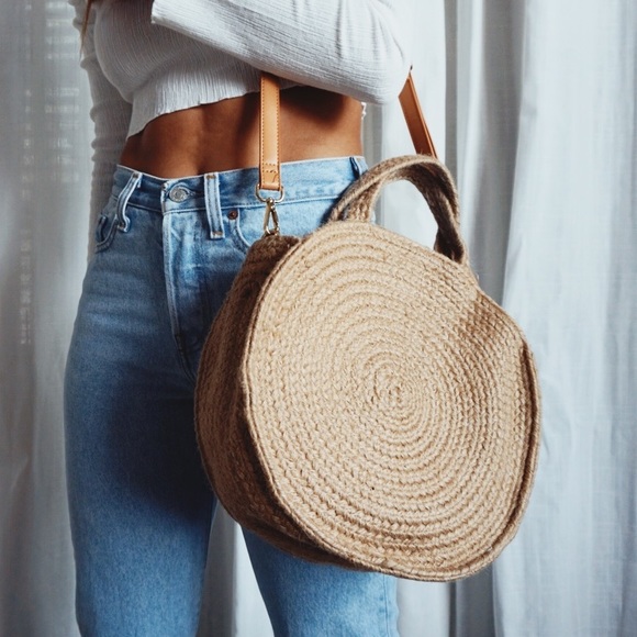 The Wanderlust Bazaar Handbags - •Maui Jute Handbag•